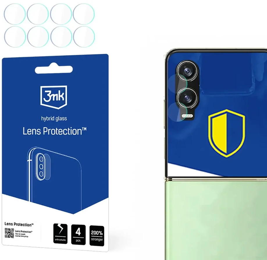 3Mk Protection „Tecno Phantom V Flip2“ (priekinis) – 3 mk objektyvo apsauga