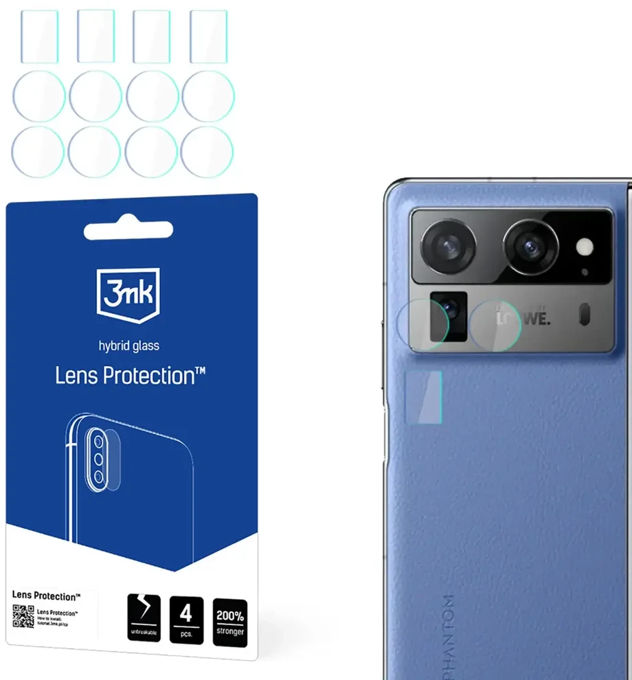 3Mk Protection „Tecno Phantom V Fold2“ (priekinis) – 3 mk objektyvo apsauga