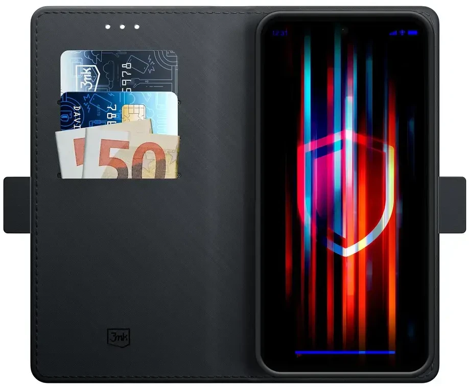 3mk piniginės dėklas, skirtas „Samsung Galaxy S26 Pro“ - Juodas