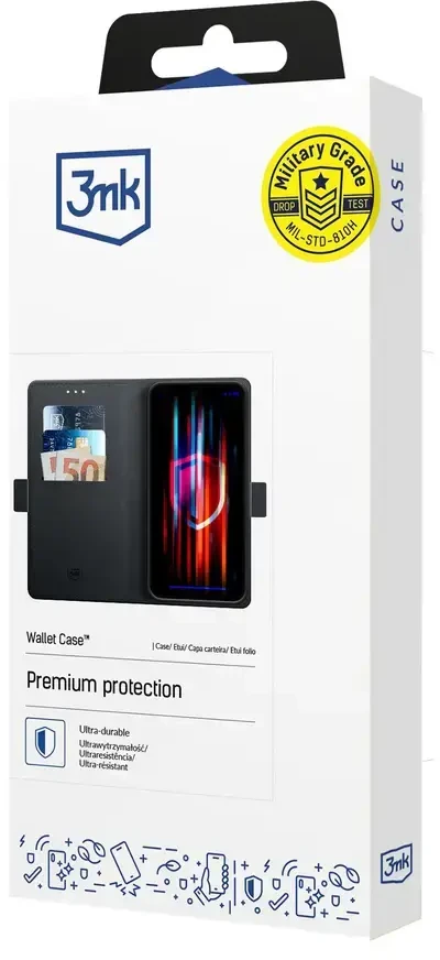 3mk piniginės dėklas, skirtas „Samsung Galaxy S26 Pro“ - Juodas