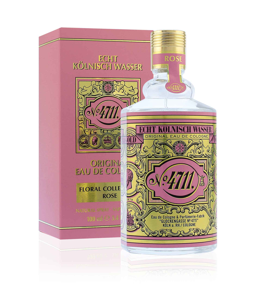Odekolonas 4711 Floral Collection Rose Eau De Cologne Purškiklis 100ml