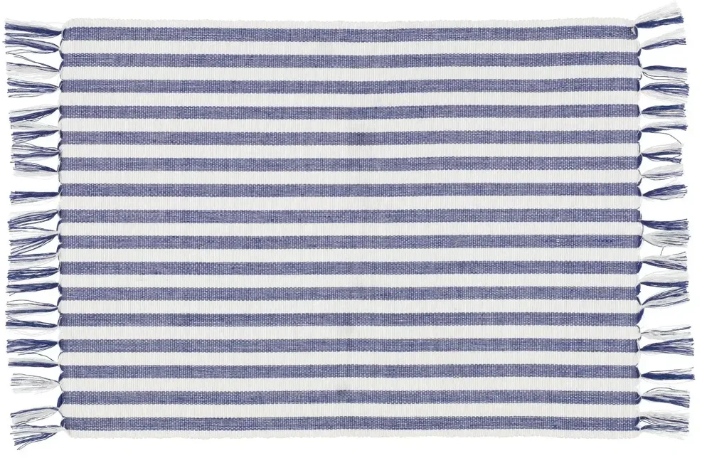 4Living Stalo padėklas Mėlynas su balta 45x33cm