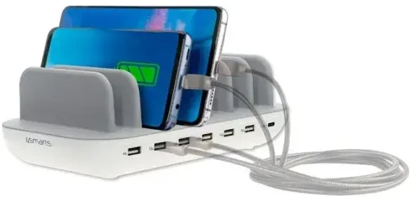 4smarts Office Charging Station 60W baltos spalvos 462310