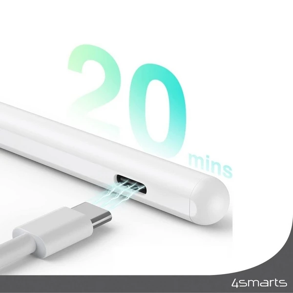 4smarts Active Stylus Pen Pieštukas Pro 3 baltos spalvos 540565