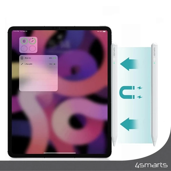 4smarts Active Stylus Pen Pieštukas Pro 3 baltos spalvos 540565