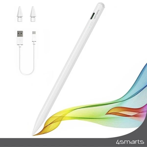 4smarts Active Stylus Pen Pieštukas Pro 3 baltos spalvos 540565
