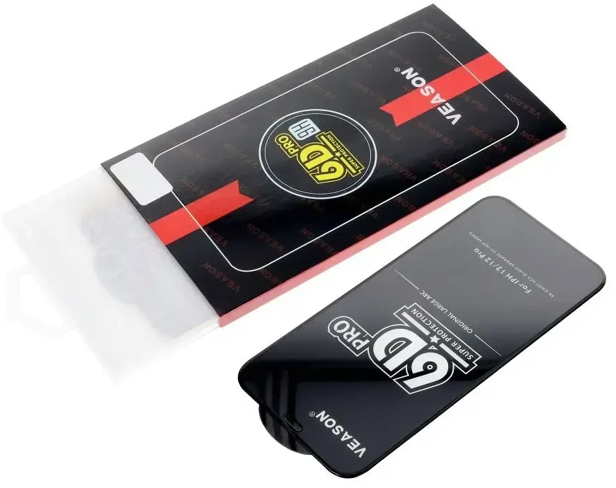 6D grūdintas stiklas Xiaomi Redmi 15 4G / 15 5G - Pro Veason Glass juodas