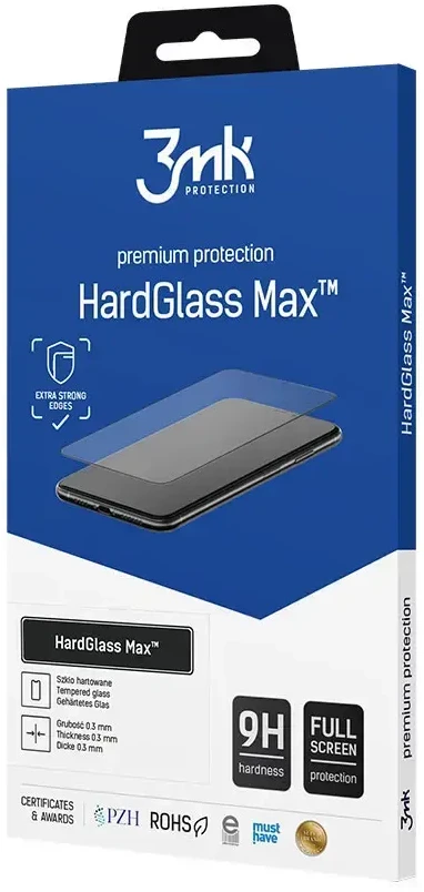 3mk HardGlass Max Xiaomi 12 Pro/13 Pro juoda/juodas, Fullscreen Glass