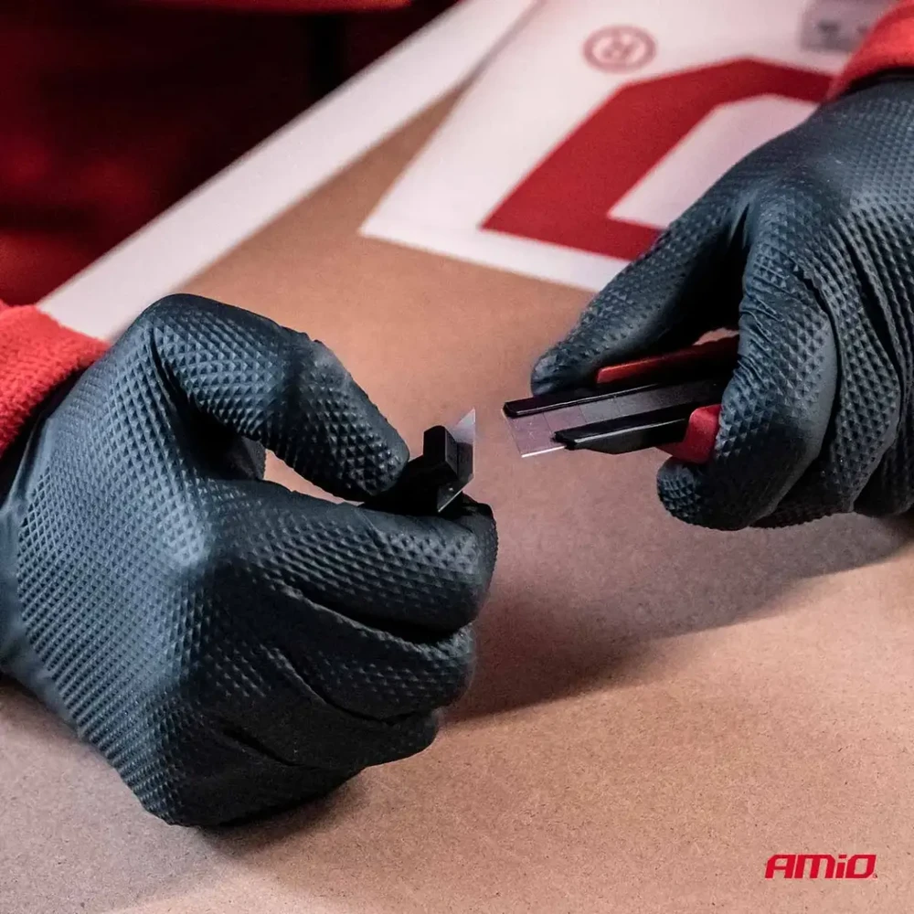 Universalus peilis ABS 100x18x0.5mm 24 vnt. dėžutė amio-04809