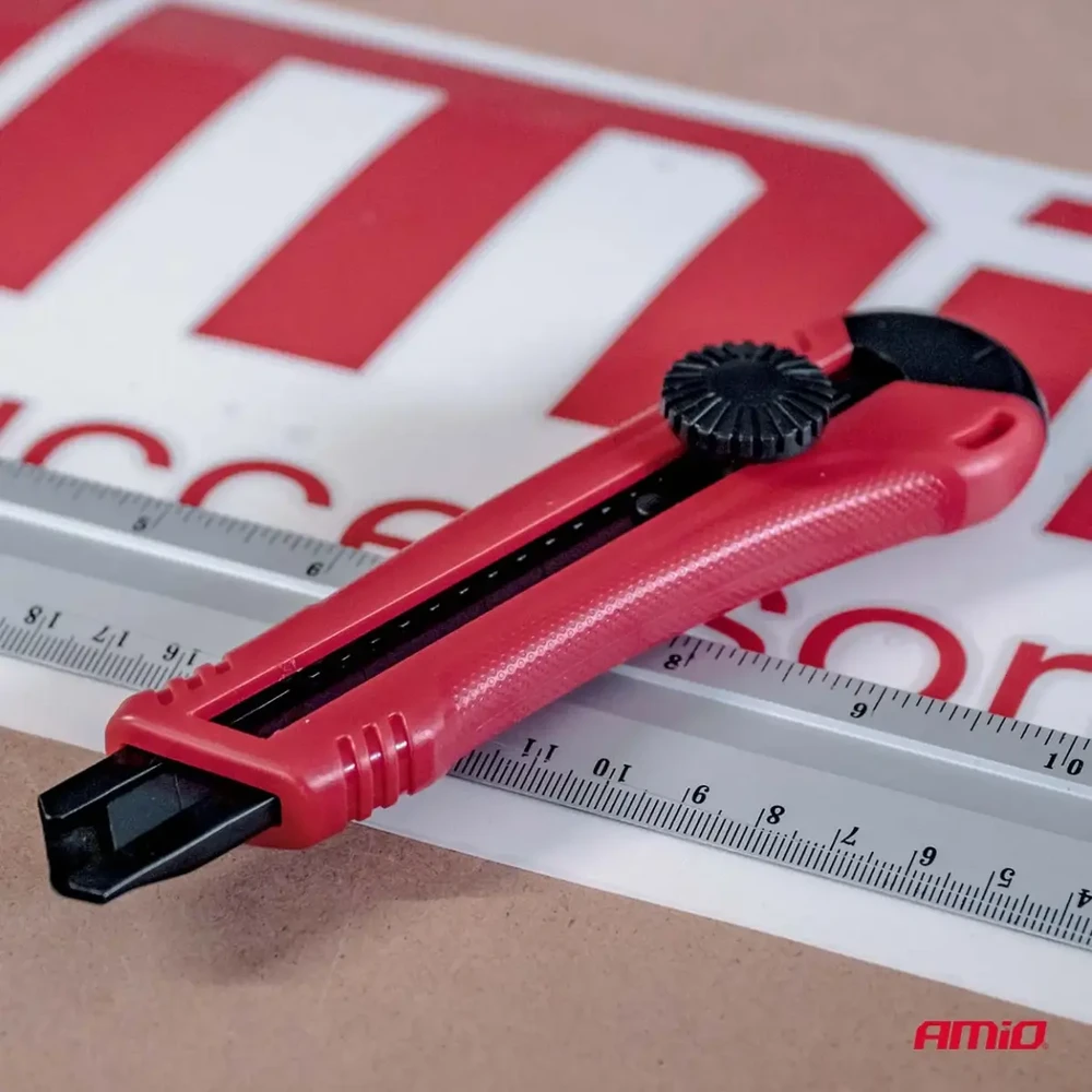 SK5 plieno universalus peilis su juodu ašmeniu ir ABS rankenėle 100x18x0,5 mm amio-04813