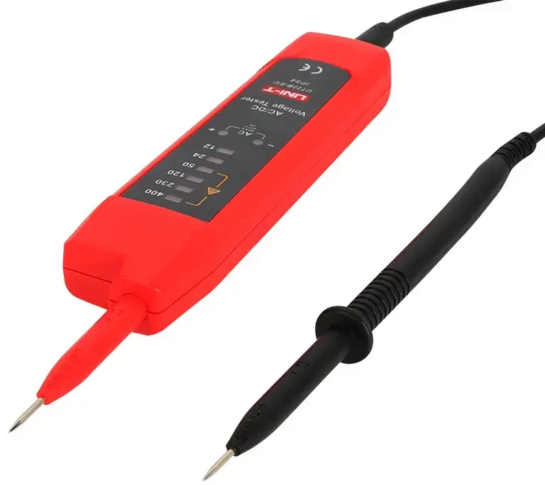 Įtampos testeris, auto AC/DC, CAT III 400V, 6V-400V, IP54, UNI-T