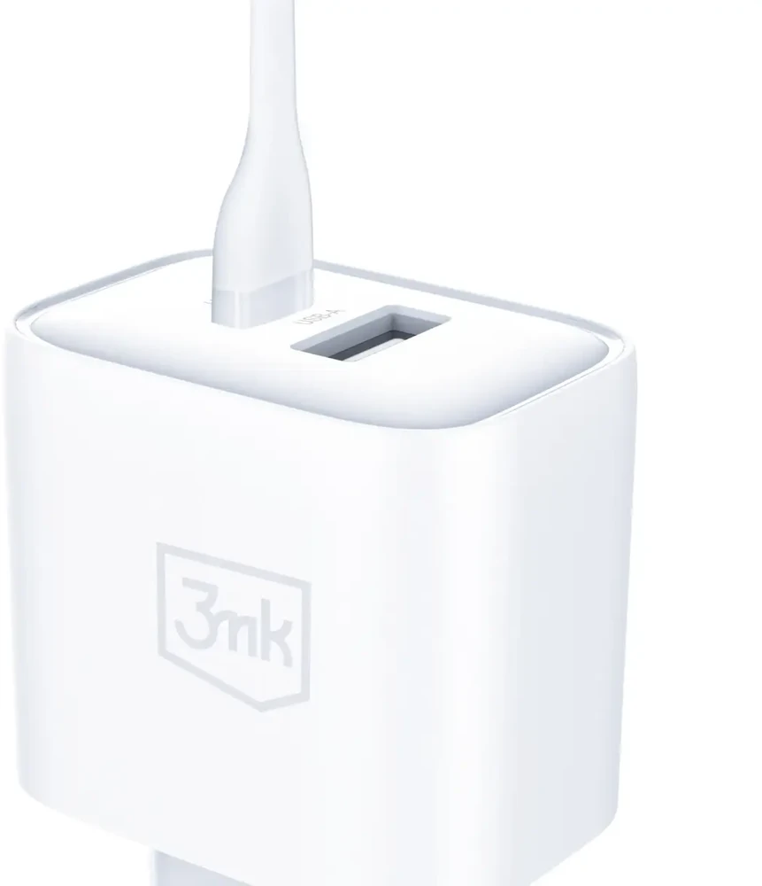 3Mk Protection Accessories - 3mk DualCharge 20W PD3.0 QC 3.0 PPS USB 1A1C Baltas