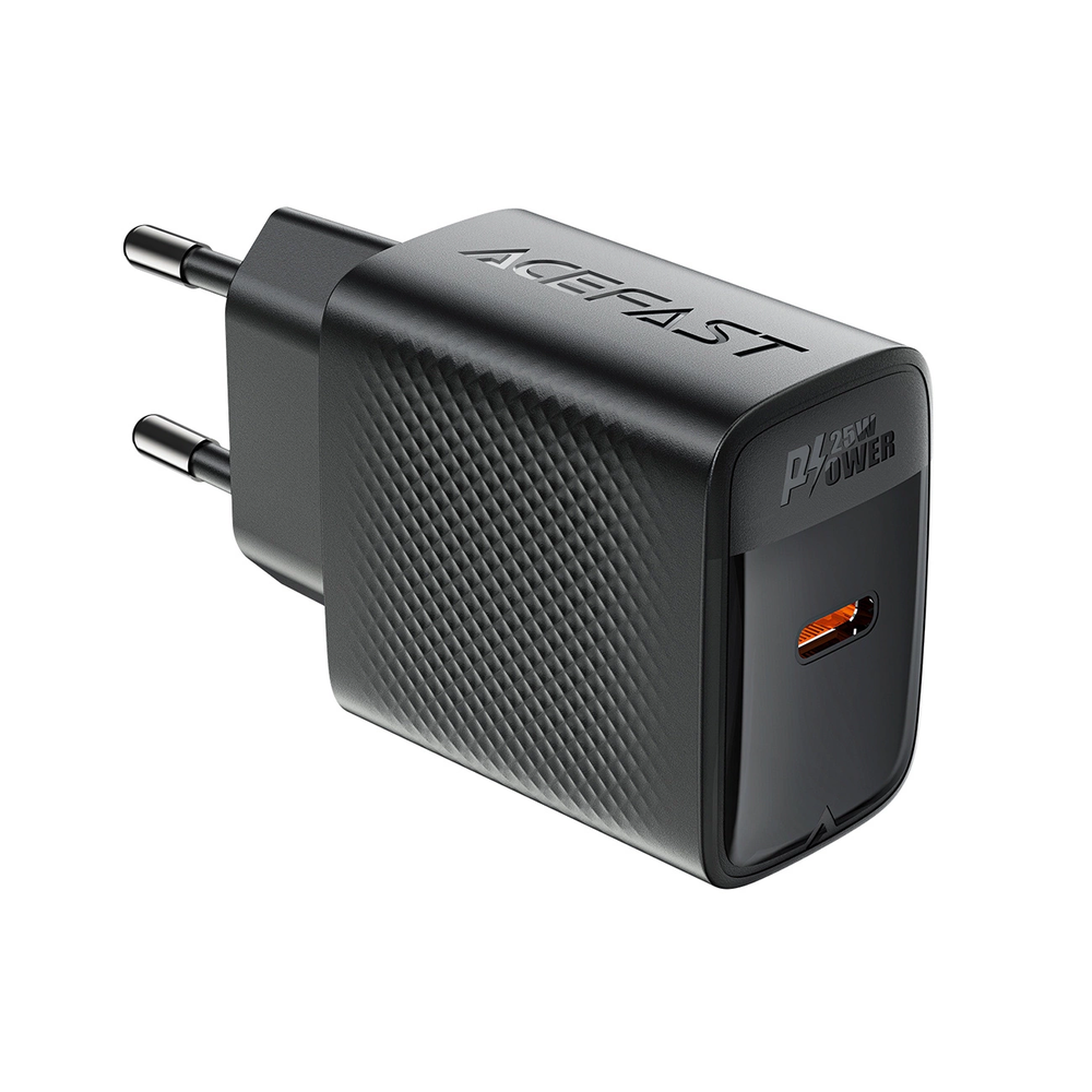 Įkroviklis Acefast A104 25W GaN USB-C juodas