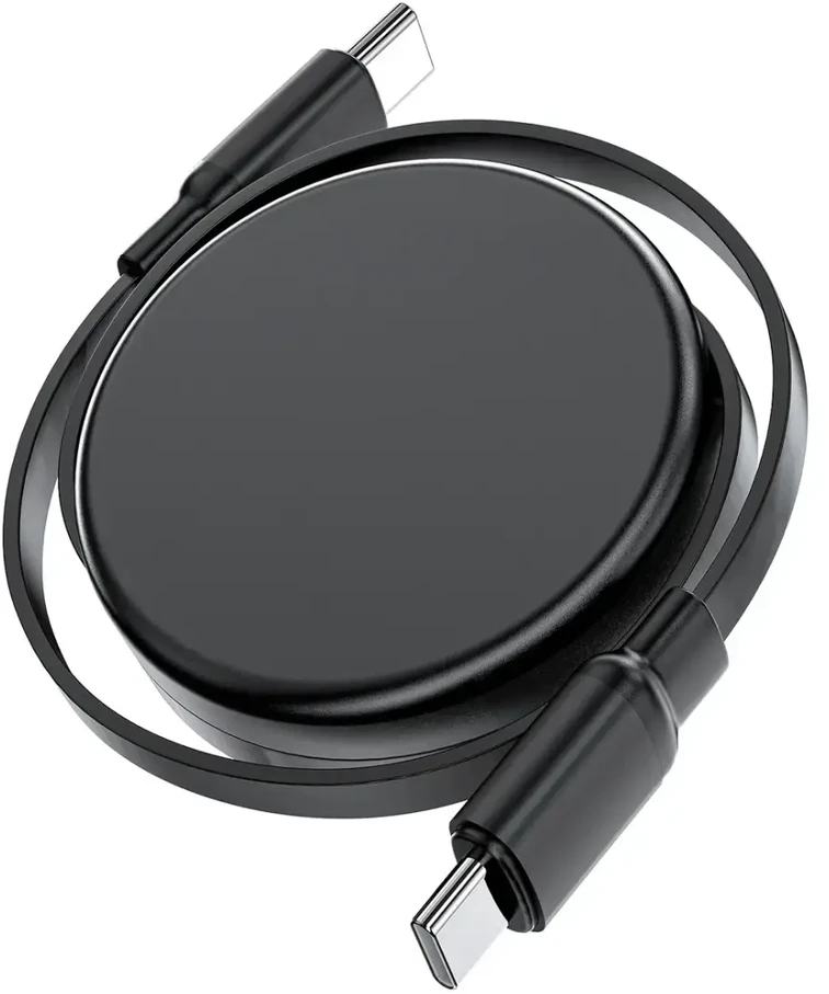 Acefast C13-03 duomenų perdavimo ir įkrovimo kabelis | USB-C į USB-C | 60 W | 0,8 m | juodas