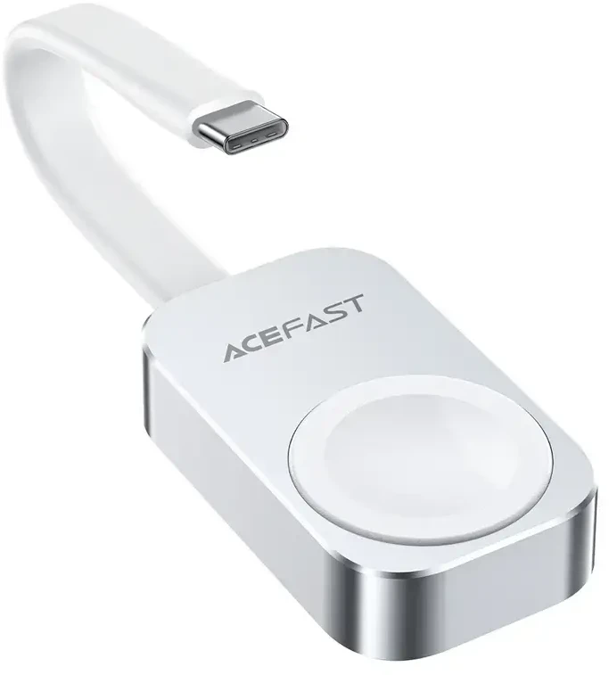 Acefast E21 5W belaidis įkroviklis, skirtas „Apple Watch“ – sidabro spalvos