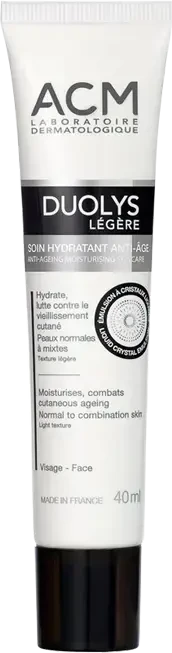 ACM "Duolys Legere" (drėkinamasis kremas normaliai ir mišriai odai) (drėkinamasis kremas normaliai ir mišriai odai) 40 ml