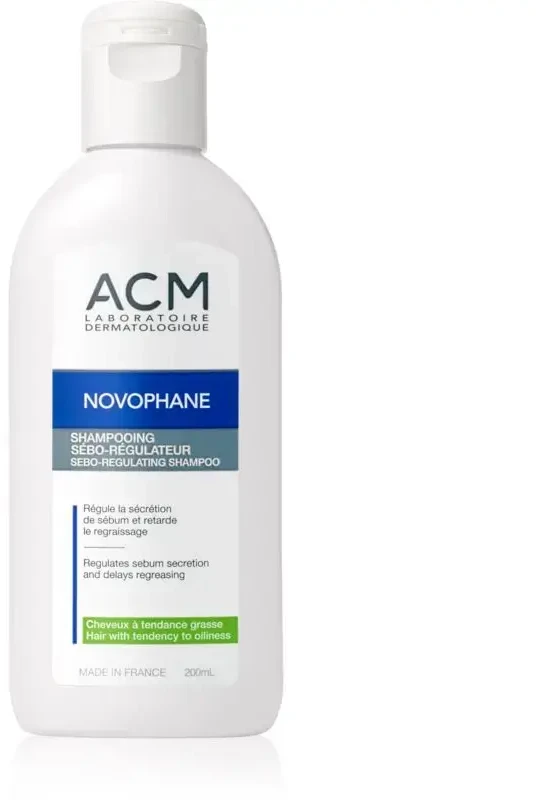 ACM Novophane (Sebo-Regulating Šampūnas), 200 ml