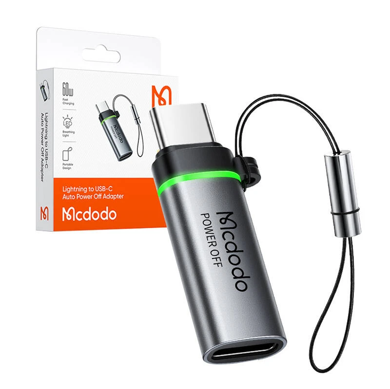 Adapteris Lightning do USB-C Mcdodo OT-6010, automatiškai išsijungia