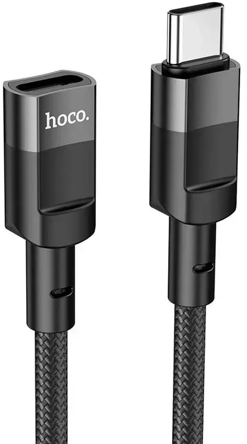 Adapteris OTG USB C to USB C Hoco 3A 1,2 m U107 juodas