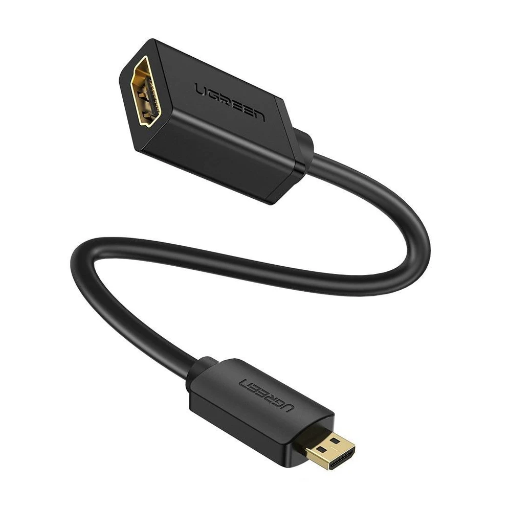 Micro HDMI į HDMI adapteris, 20 cm laidas