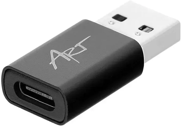 Adapteris USB A 3.0 to USB C ART C12 OTG juodas