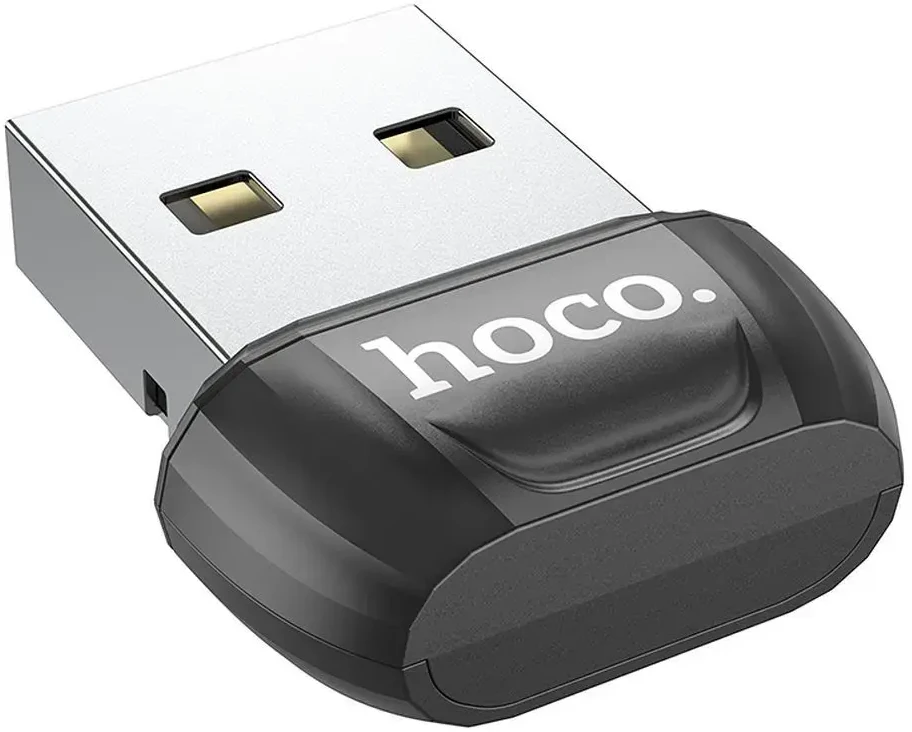 Adapteris Hoco (UA18) Bluetooth 5.0 USB juodas