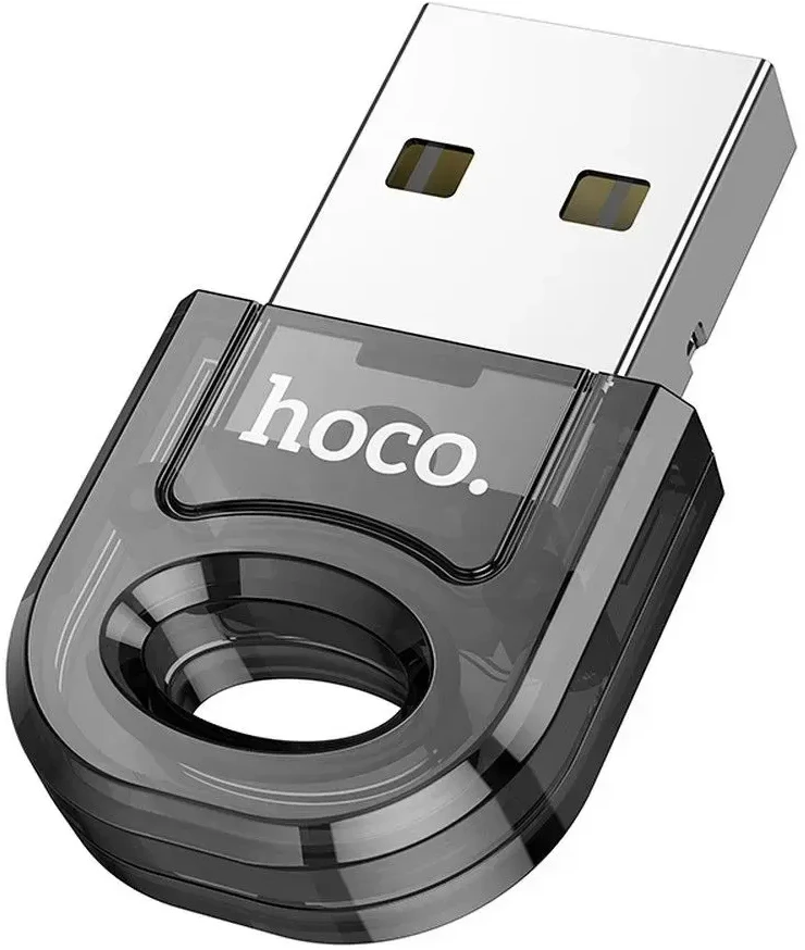 Bluetooth adapteris Hoco UA28 Bluetooth 5.1 juodas
