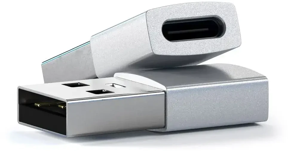 SATECHI Type-A to Type-C Adapteris -Sidabrinis