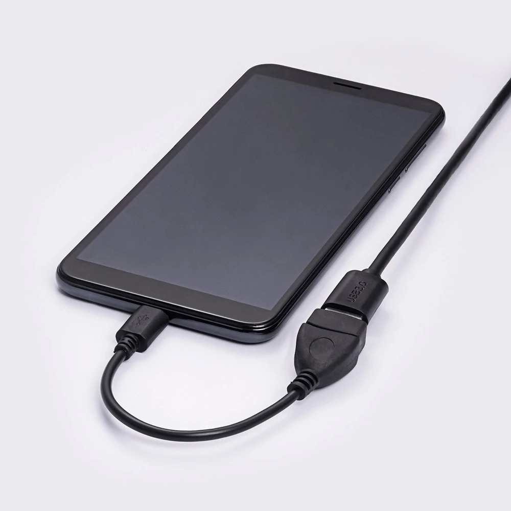Adapteris microUSB - USB OTG Akyga - 12cm