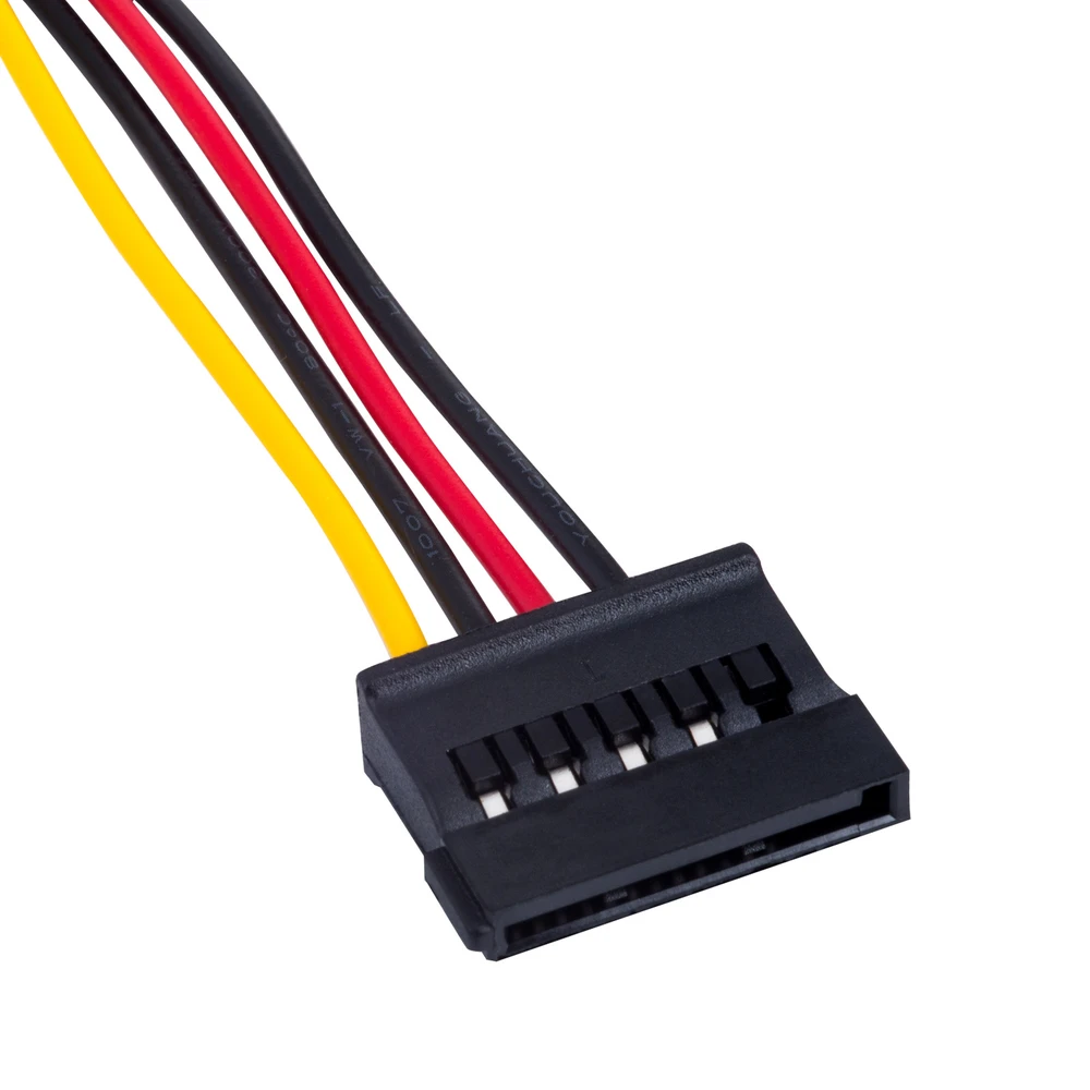 Akyga Oem Molex maitinimo laidas - 2x SATA - 15cm