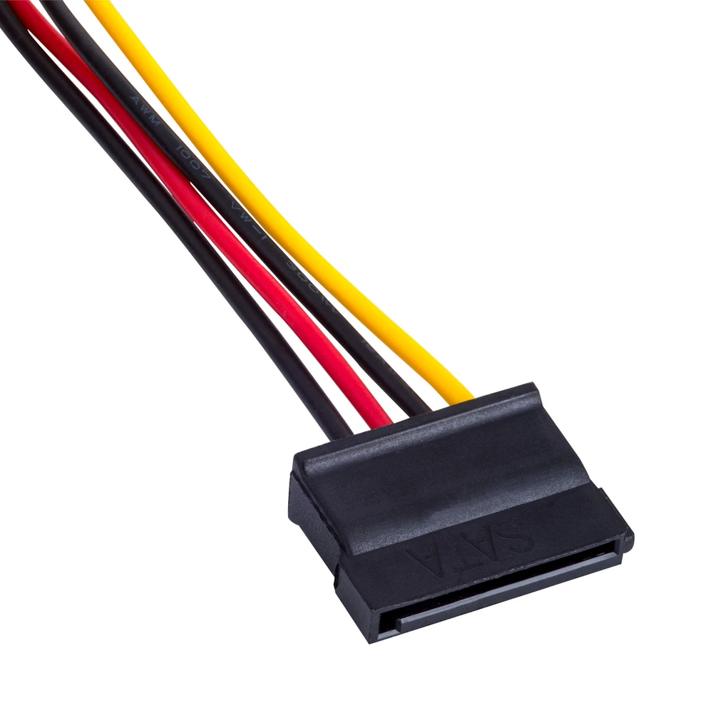 Akyga Oem Molex maitinimo laidas - 2x SATA - 15cm