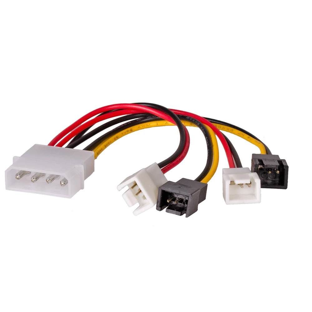 AKYGA AK-CA-34 Adapteris Molex/2 x 3-pin 12V/2 x 3-pin 5V 15cm