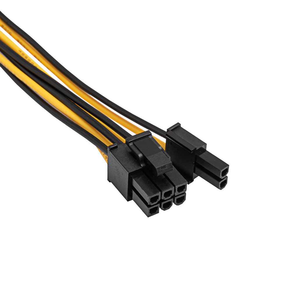 AKYGA Adapteris su kablem AK-CA-82 PCI-E 6+2 pin m / PCI-E 8 pin m 40cm