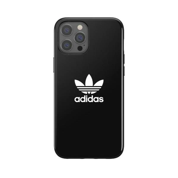 Dėklas Adidas OR Snap Case Trefoil FW20, skirtas iPhone 12 Pro Max, juodas