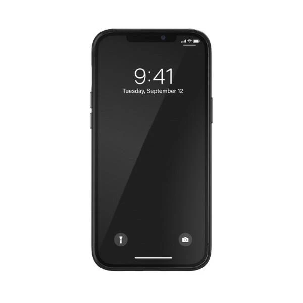 Dėklas Adidas OR Snap Case Trefoil FW20, skirtas iPhone 12 Pro Max, juodas