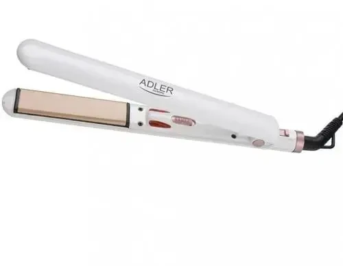 Adler | Plaukų tiesinimo žnyplės | AD 2317 | Ceramic heating system | Temperature (max) 200 °C | 35 W | Baltas
