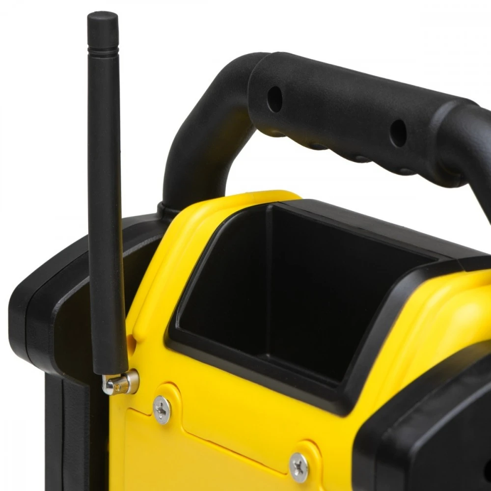 Adler | Construction radio with Bluetooth | AD 1911 | AUX in | Juodas/Geltona