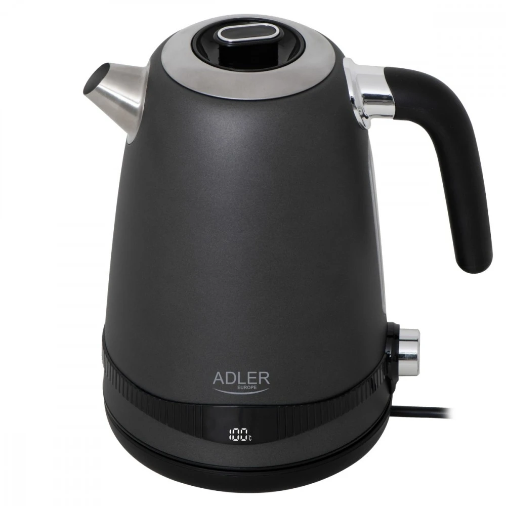 Virdulys Adler AD 1295, 1,7 l, 2200 W, nerūdijantis plienas, Pilkas