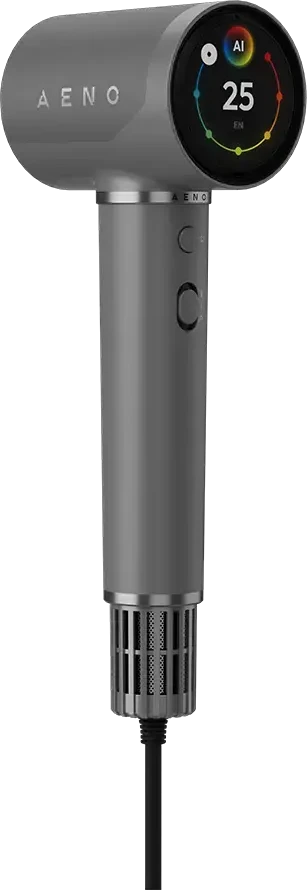 Plaukų džiovintuvas AENO HD5G AI ProDryer, 1500W, 5+ Modes, LCD, 110000 RPM, Pilkas