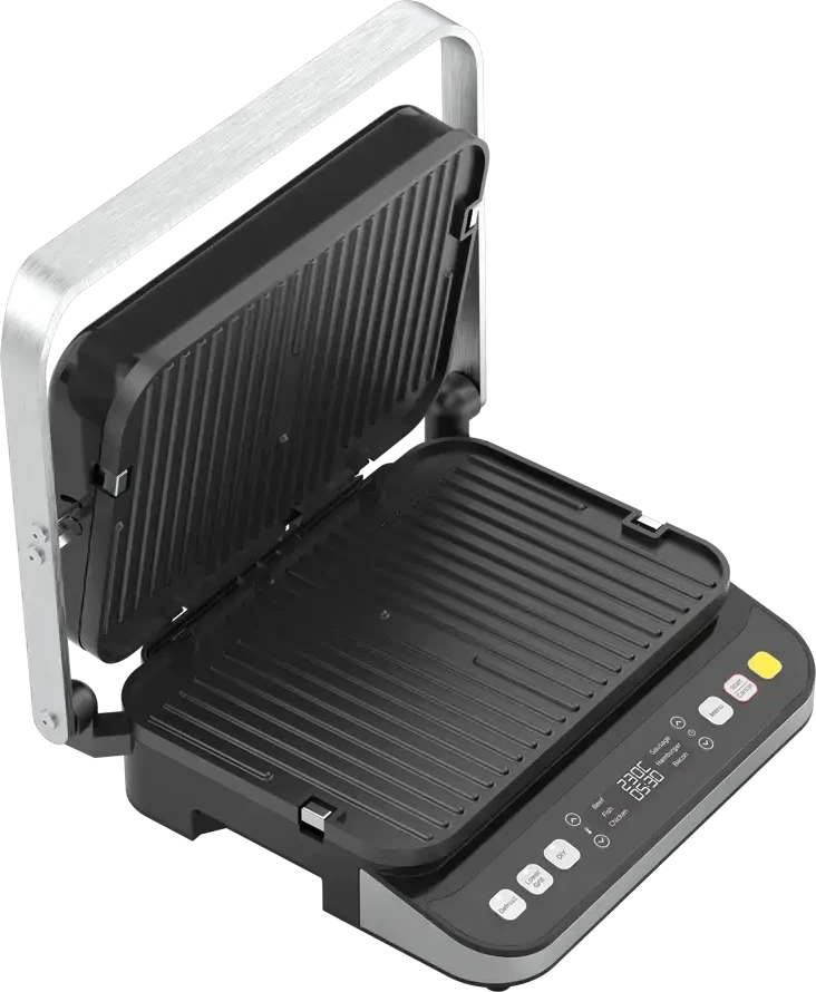 AENO EG5 elektrinis grilis, 2000 W, 6 programos, atšildymas, 320×220 mm, juodas