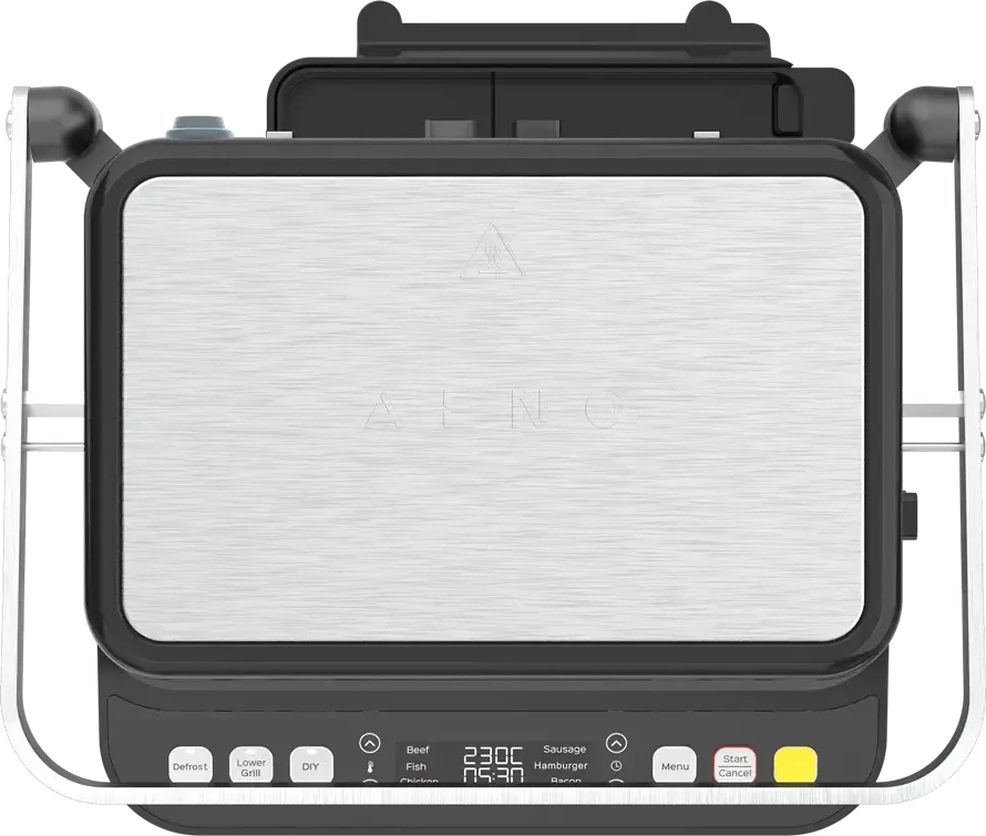 AENO EG5 elektrinis grilis, 2000 W, 6 programos, atšildymas, 320×220 mm, juodas