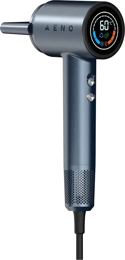AENO HD3 High Speed Plaukų džiovintuvas, 1500W, 5+ Modes, LCD, 110000 RPM, Dark Mėlyna