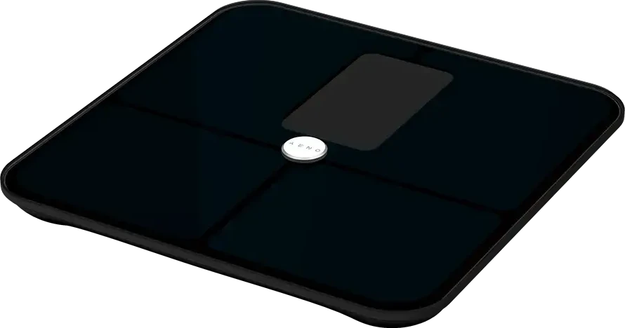 Svarstyklės AENO Smart Body scales BS2S, 16 body metrics, iki 180kg, colorful display