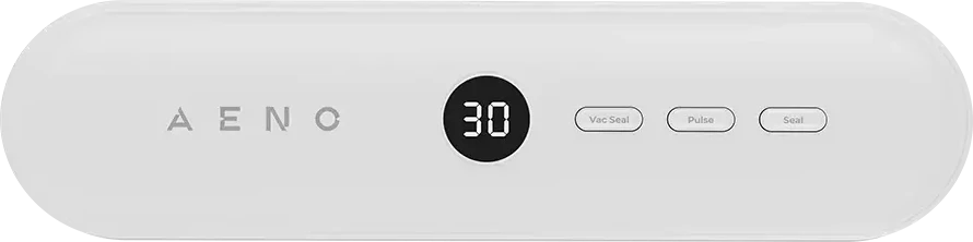 AENO VS3 Vacuum Sealer, LED Ekranas, 80W, 65kPa (+/-5kPa), Baltas