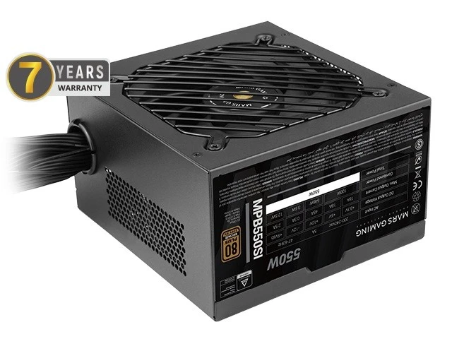 „tacens Mars Gaming MPB550SI“ maitinimo blokas 550 W 24 kontaktų ATX ATX Juodas