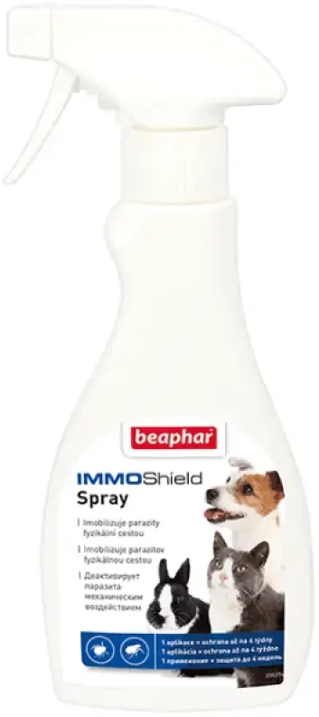 Beaphar Gyvūnų augintinių purškiklis Immo Shield Purškiklis, antiparazitinis, 250 ml
