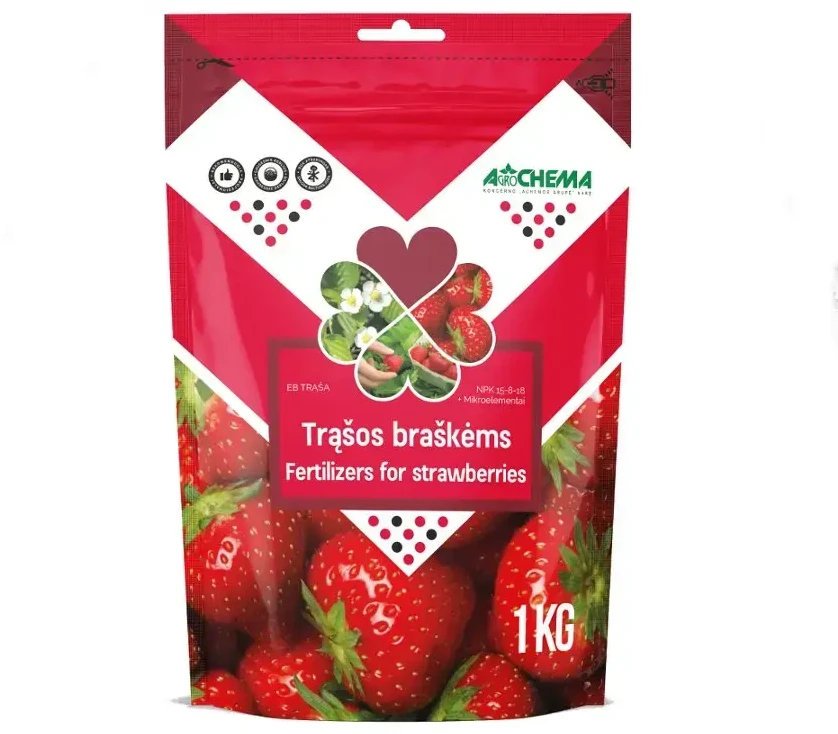 Agrochema Trąšos braškėms ir žemuogėms, 1kg
