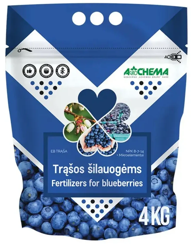 Trąšos šilauogėms Agrochema, 4kg