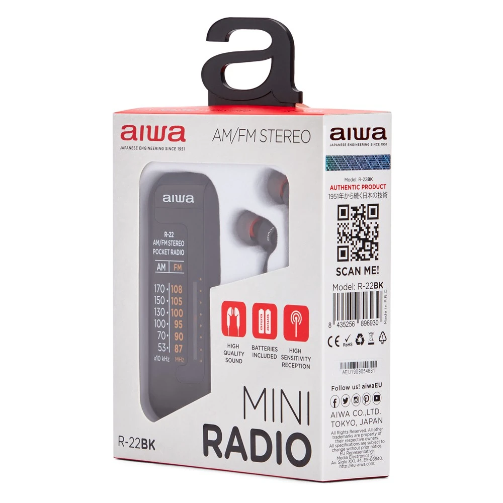 Aiwa Kišeninis radijas R-22BK