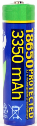 GEMBIRD EG-BA-18650/3350 ličio jonų 18650 baterija apsaugota 3350 mAh